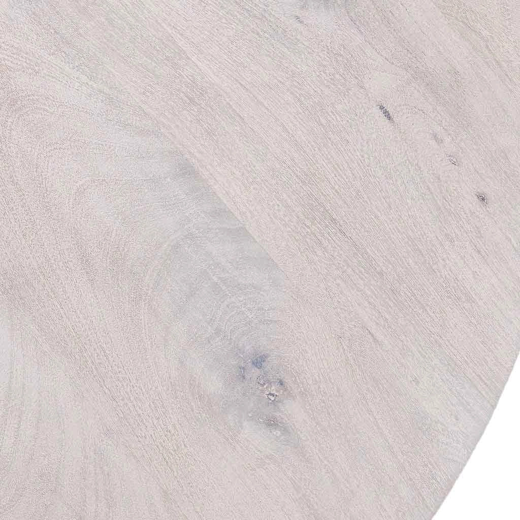 Tavolo da pranzo in legno bianco 150x150x76h cm