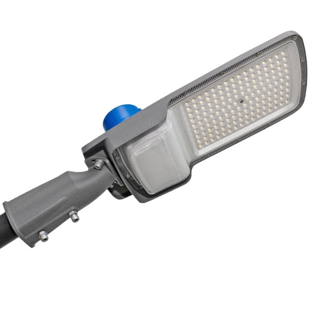 Trade Shop - Lampione Armatura Stradale Led 100w Con Sensore Crepuscolare Freddo 6500k Ip65 Rx-100w-f -