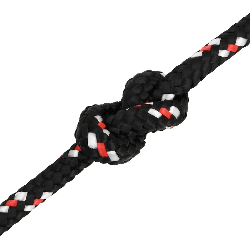 Corda Nautica Nera 8 mm 50 m in Polipropilene cod mxl 41436