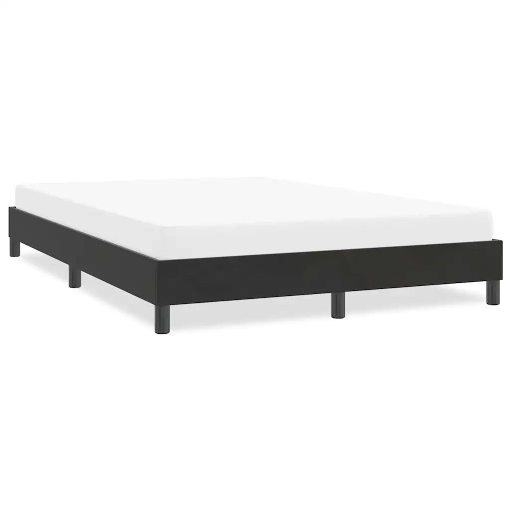Giroletto senza Materasso Nero 140x210 cm Velluto 4101357