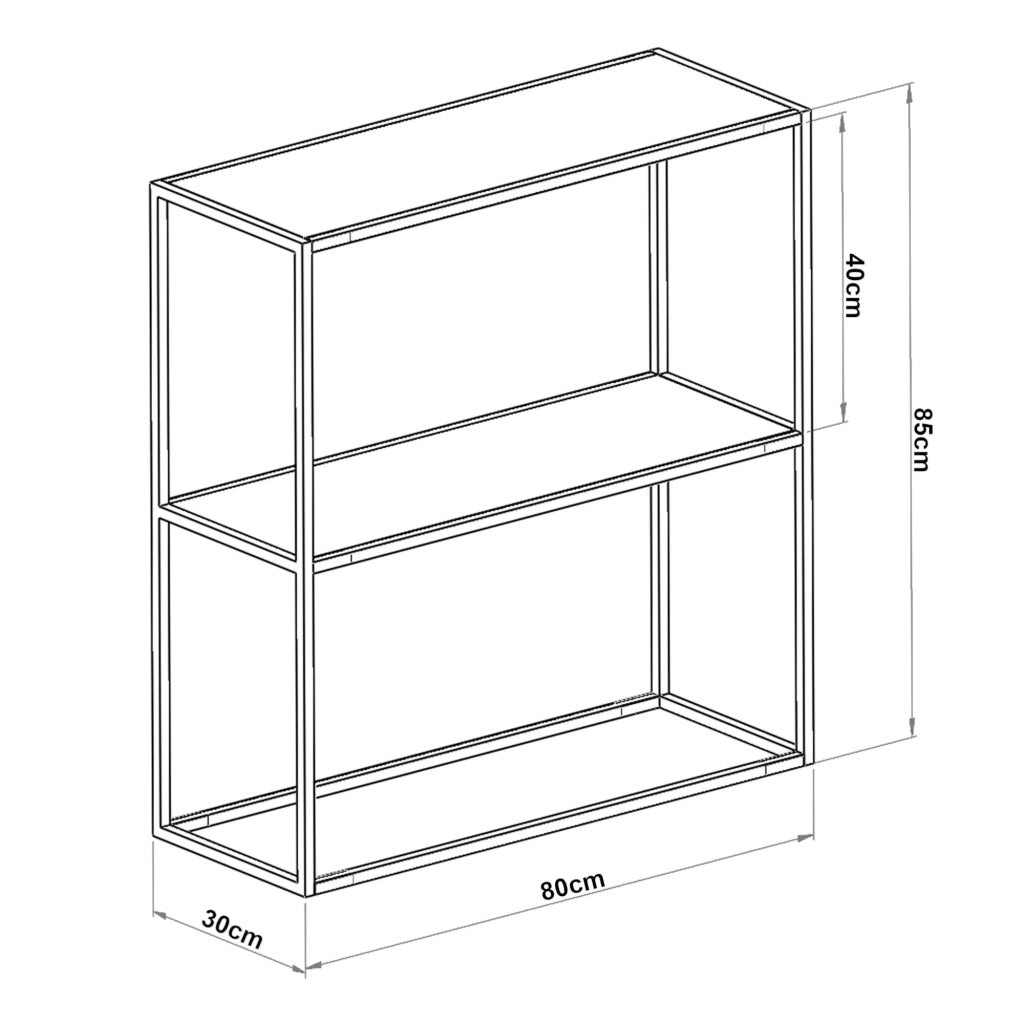 Tavolo consolle con vetro temperato 85 x 80 x 30 cm nero e trasparente 03_0010876