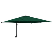 Ombrellone da giardino moderno inclinabile 248,5 x 247,5 x 160 cm poliestere verde 02_0058651