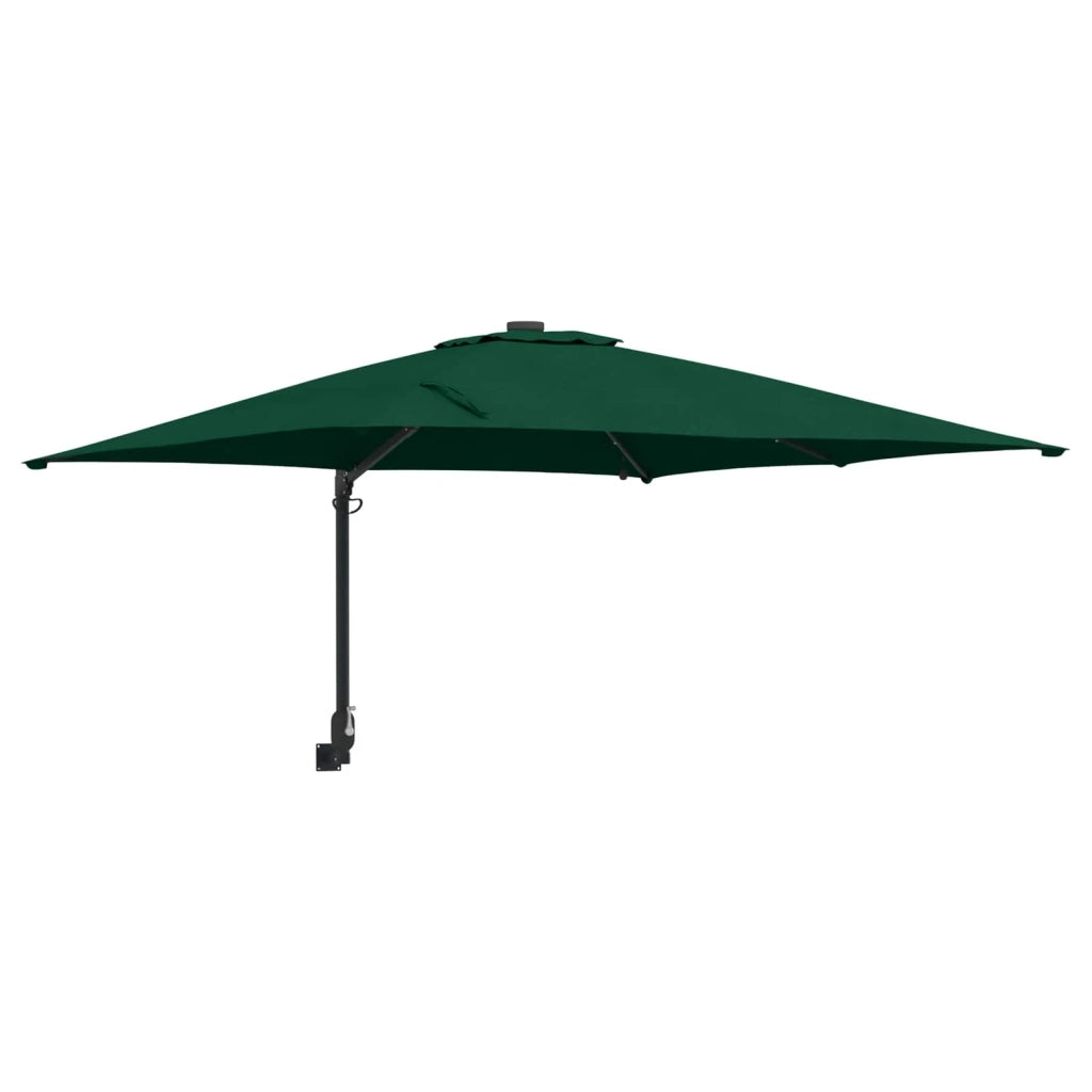 Ombrellone da giardino moderno inclinabile 248,5 x 247,5 x 160 cm poliestere verde 02_0058651