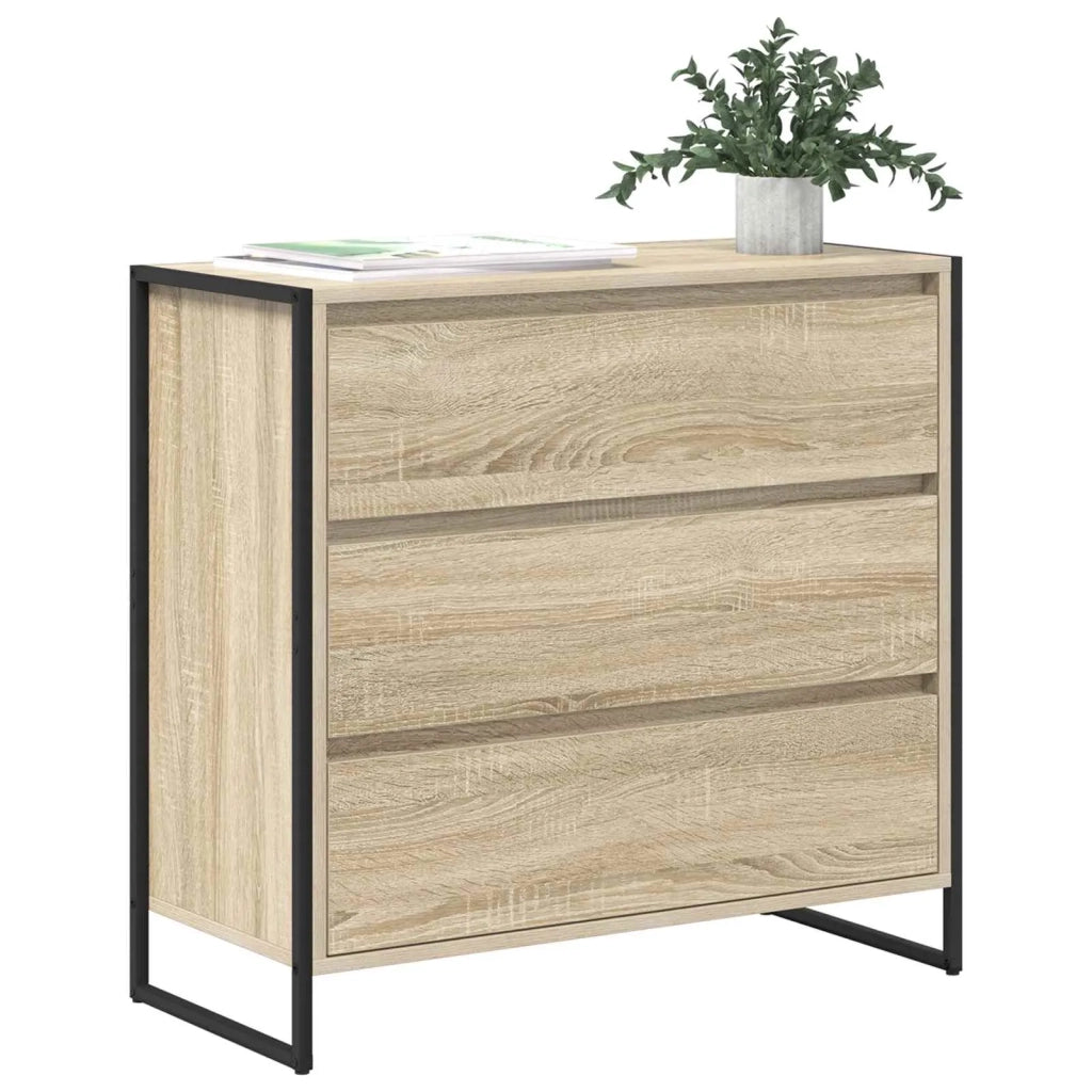 Credenza | Madia | Buffet da pranzo | Armadio da pranzo Sonoma 79 x 36 x 75.5 cm Legno multistrato