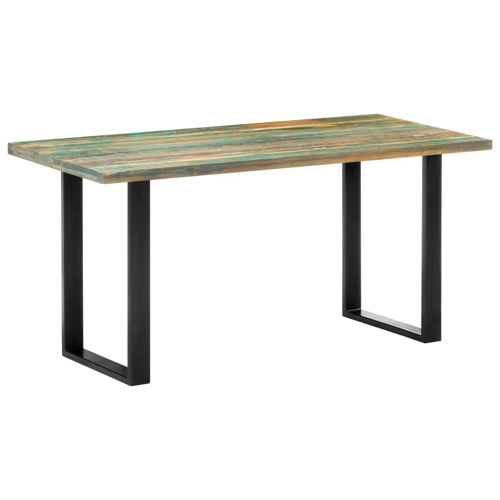Tavolo da Pranzo 160x80x75 cm in Legno Massello di Recupero cod mxl 65489
