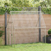 Gabbia per Polli Argento 200x100x190 cm in Acciaio Zincato 172550