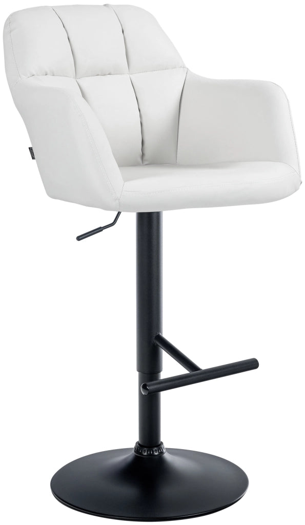 Barhocker Natoma Kunstleder schwarz