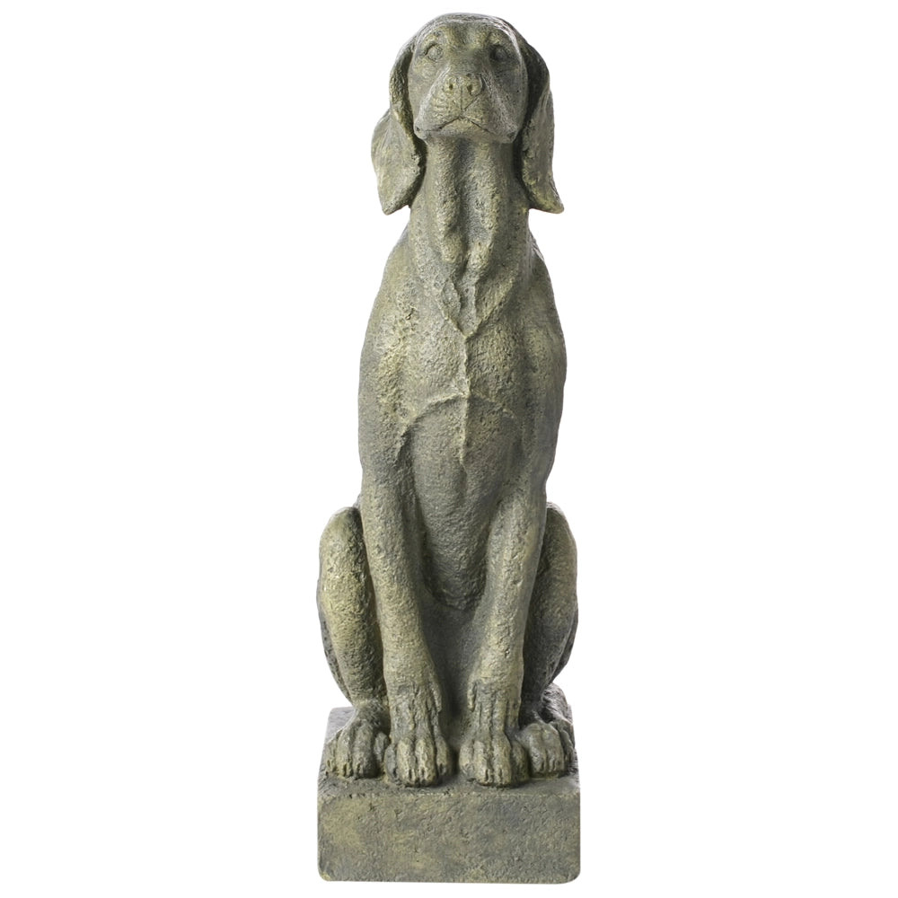 Statuetta decorativa in ferro a forma di cane marrone Decorazione per interni ed esterniSoggiorno