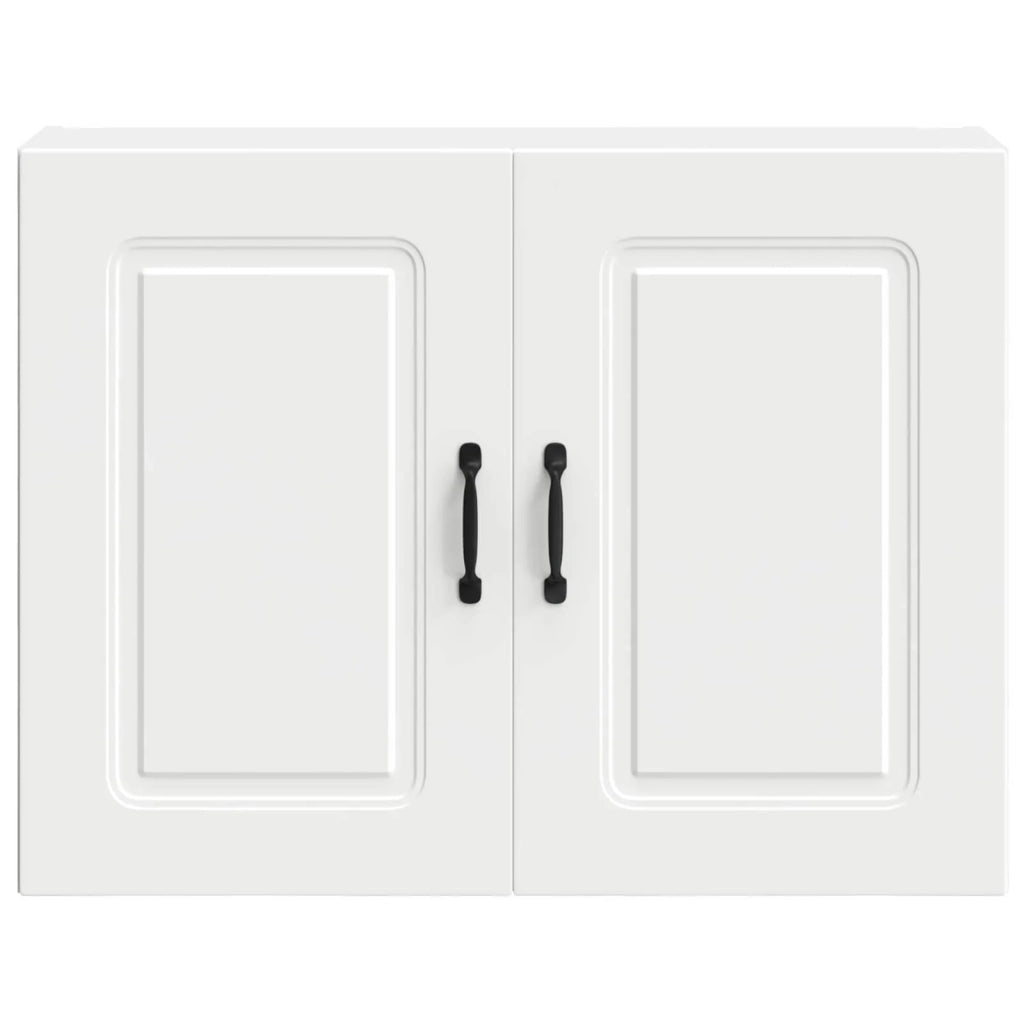Armoire murale de cuisine Kalmar blanc bois d'ingénierie