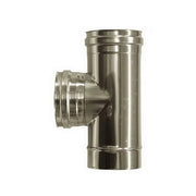 RACCORDO T 90 D.80MM F INOX AISI 304 SPESSO 0.5MM