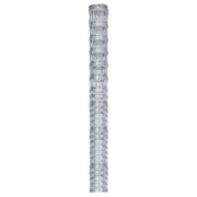 Recinzione da Giardino in Acciaio Zincato 50x1,6 m Argento 149511