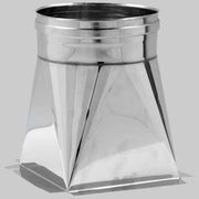 TRAMOGGIA INOX MONOPARETE  200 x 200 tubo Ø 200     MADE IN ITALY