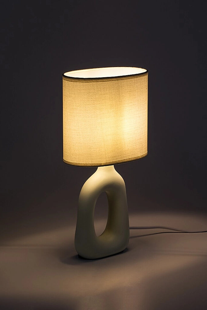 Lampada da tavolo Sylira bianca ceramica 1xE14 Rabalux