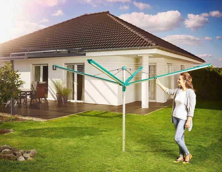 Leifheit Linomatic 500 Deluxe Verde, Bianco