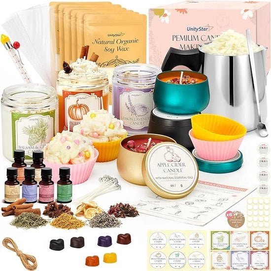 Set per creazione di candele