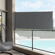 Paravento Estraibile Mulhacén 100x300 cm Grigio pro.tec