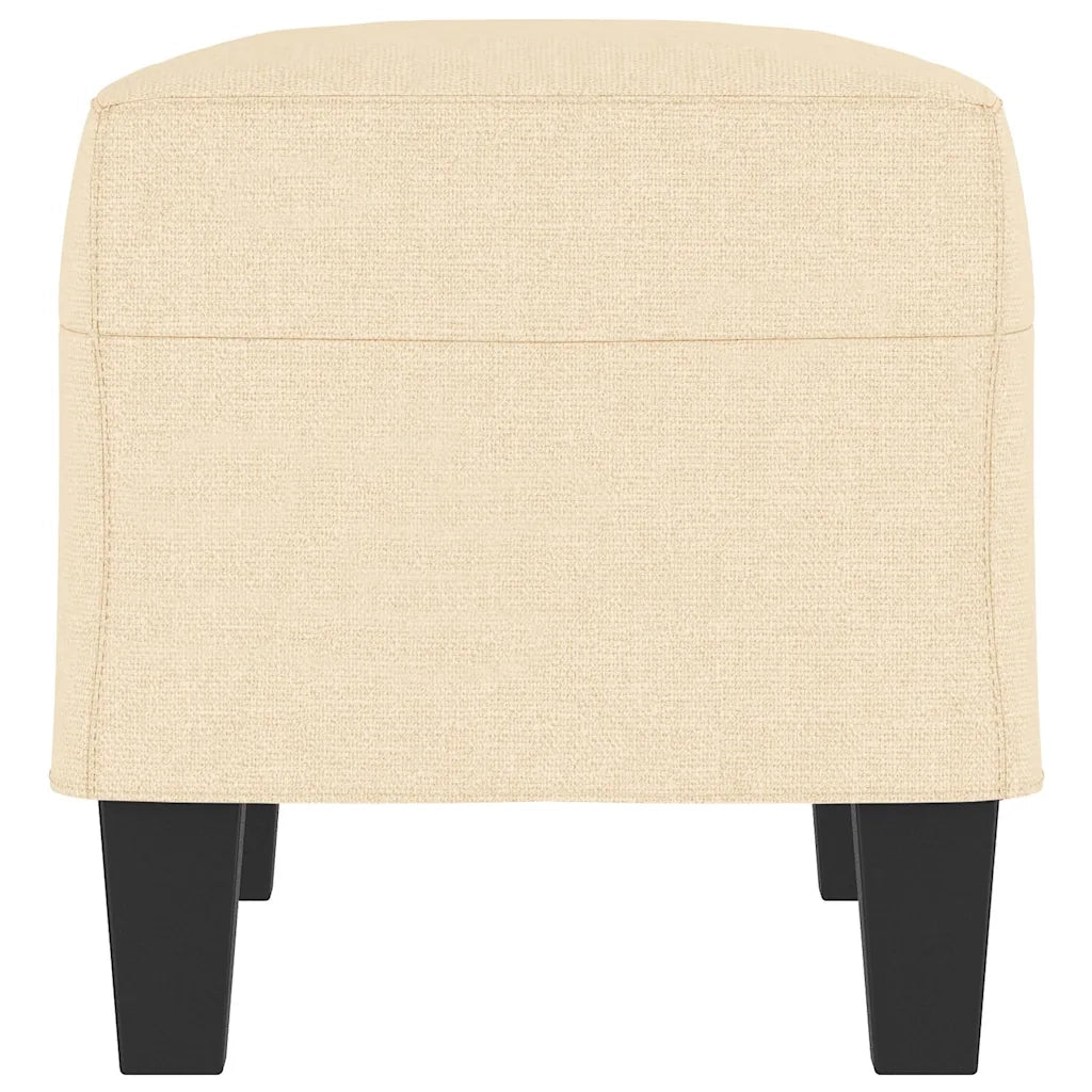 Panca crema 70x35x41 cm in Tessuto 349433