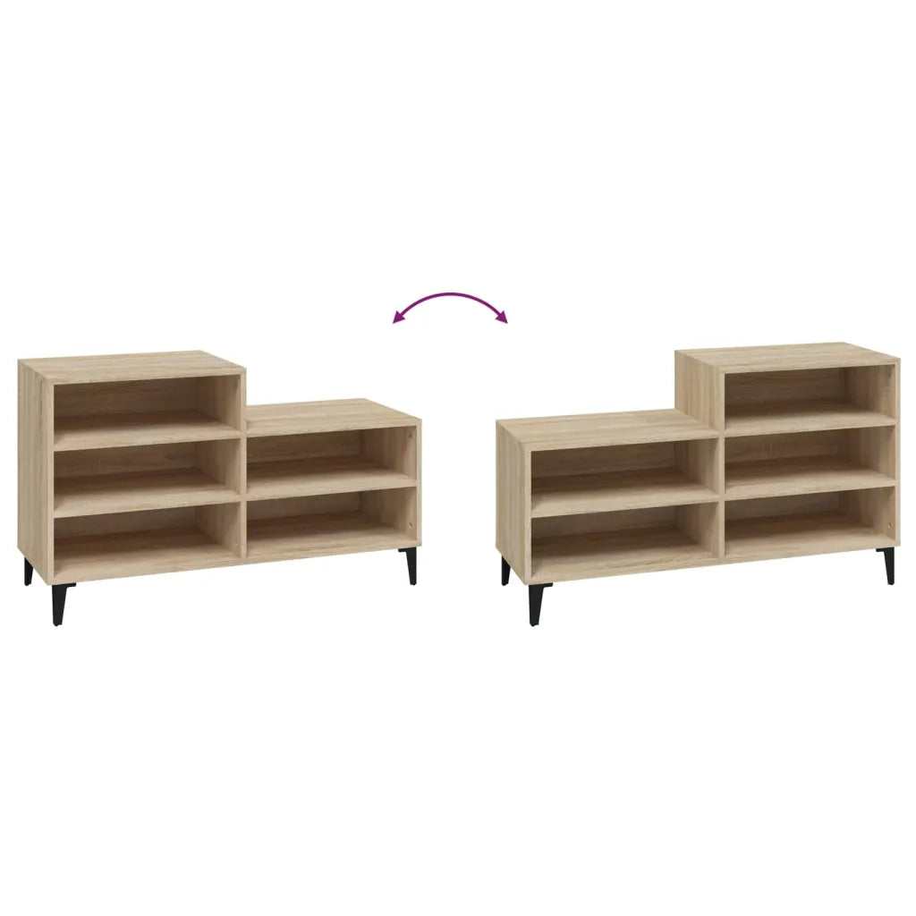 Scarpiera | Mobile per scarpe Rovere Sonoma 102x36x60 cm in Legno Multistrato