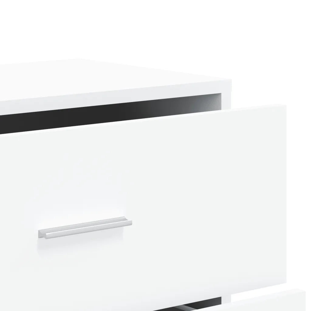 Credenza-Buffet-Armadio da cucina Bianca 60x31x84 cm in Legno Multistrato