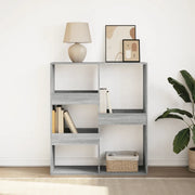 Libreria Divisorio-Scaffale per Libri-Mobile di Stoccaggio Grigio Sonoma 100x33x115 cm