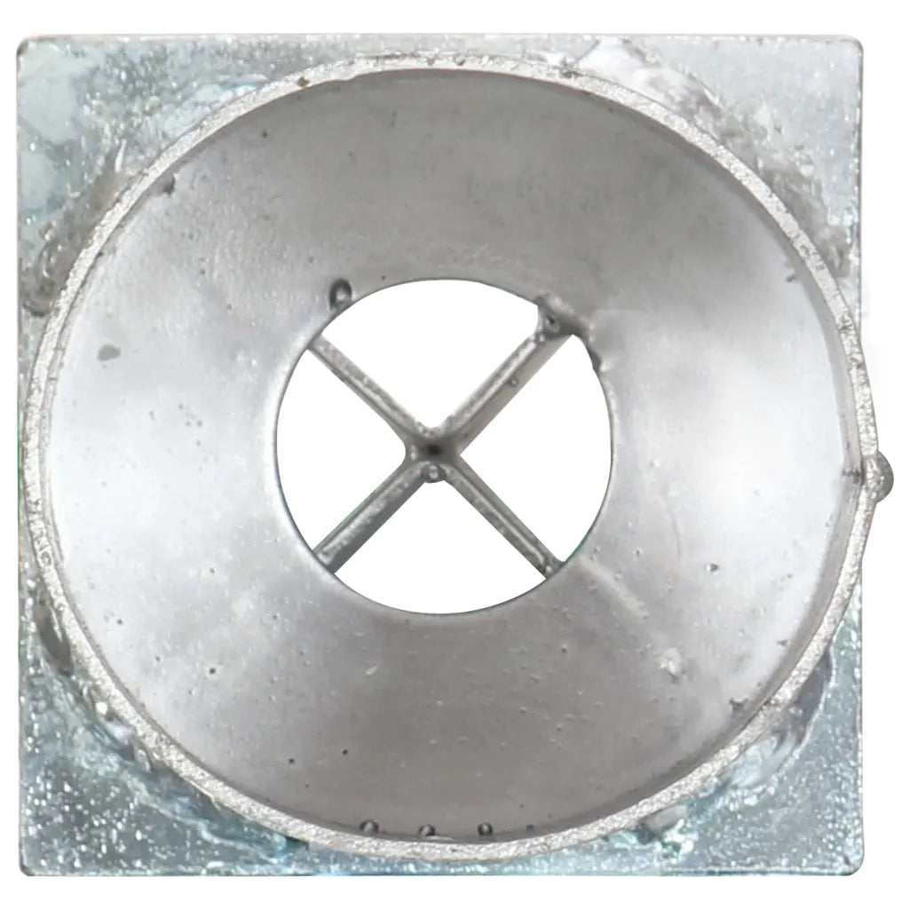 Picchetti di Terra 6 pz Argento 8x61 cm in Acciaio Zincato