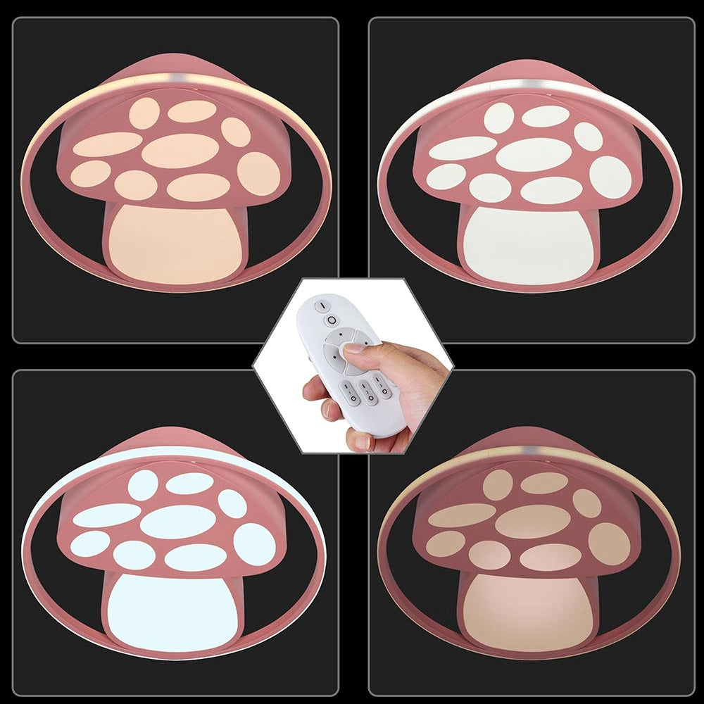 Plafoniera LED Fungo Cameratta Bambini Luce Dimmerabile Lampada Telecomando