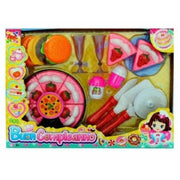 Trade Shop - Buon Compleanno Set Party Torta Con Accessori Festa Giocattolo Gioco Bambina -
