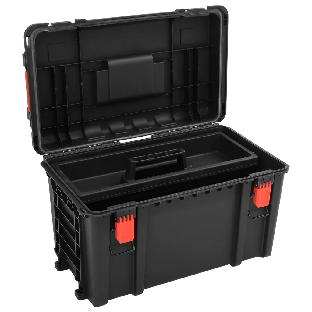 Valigetta da Volo Portatile Nera 57x35x32,5 cm in PP 4007259