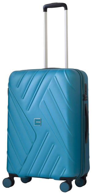 Trolley Valigia Media Rigida in ABS 4 Ruote TSA Ravizzoni Mojito Verde Smeraldo