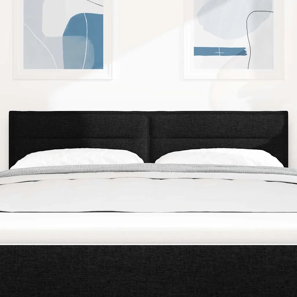 Testiera | Testata Nero 160 cm Tessuto