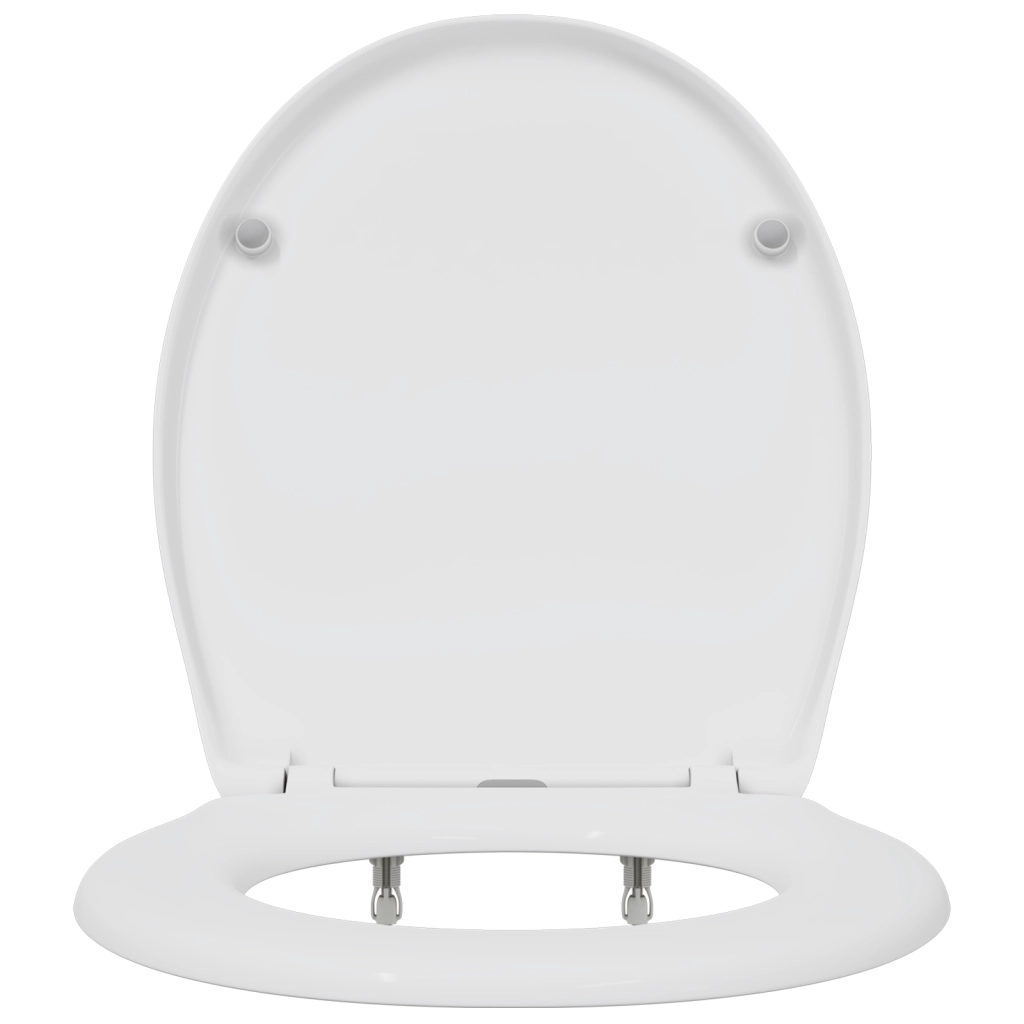 Sedile del Water con Chiusura Morbida Duroplast Bianco