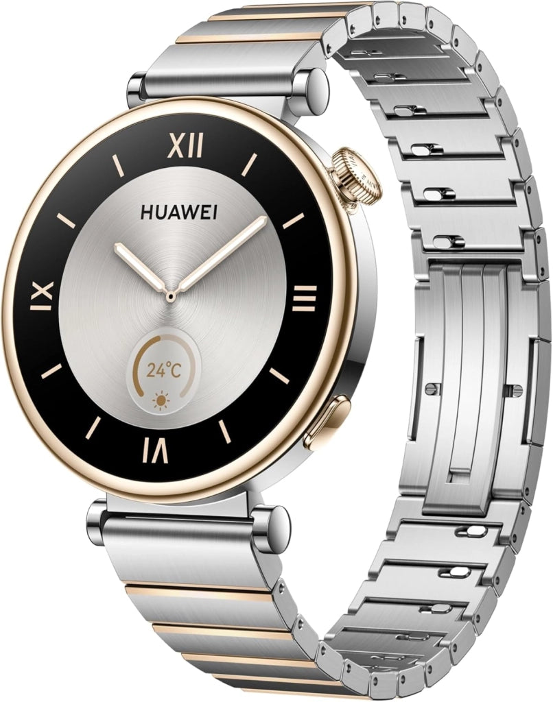 HUAWEI WATCH GT 4 41mm Smartwatch, Batteria fino a 7 giorni, Android e iOS, Analisi calorie, Monitoraggio della salute 24h, SpO2, GPS, 100+ sport, Versione italiana, Silver