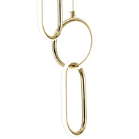 Lampada A Sospensione Led G077-3cpr Gold