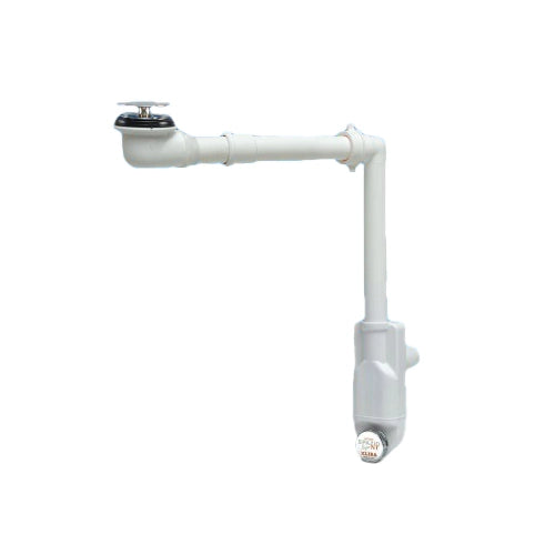 Kit Spazio Bagno NT SIFONE SALVASPAZIO PER LAVABO + Piletta Basket Bagno Bassa
