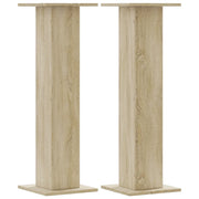 Supporti per piante | Sostegno per piante 2 pz Rovere Sonoma 30x30x95cm in Truciolato