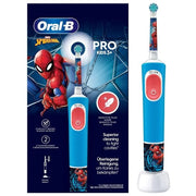 Oral-B Spazzolino Elettrico Ricaricabile Pro Kids con personaggi Marvel Spider-Man, 2 Testine, da 3 Anni In Su. 1 Spazzolino