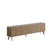 Porta TV in legno "Dune" - 180 x 29 x 50 cm - Marrone