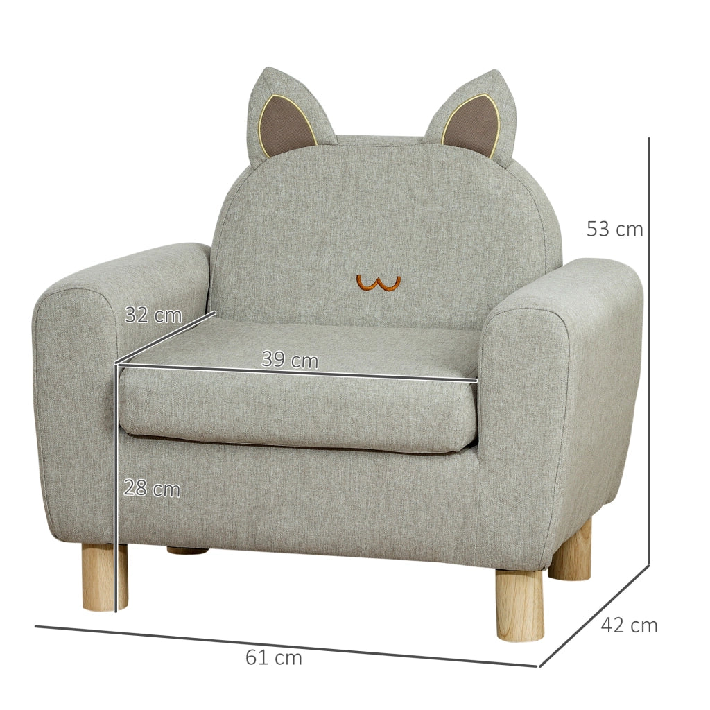 Poltrona per Bambini ¨C zephmum ¨C 61x42x53 cm Marrone