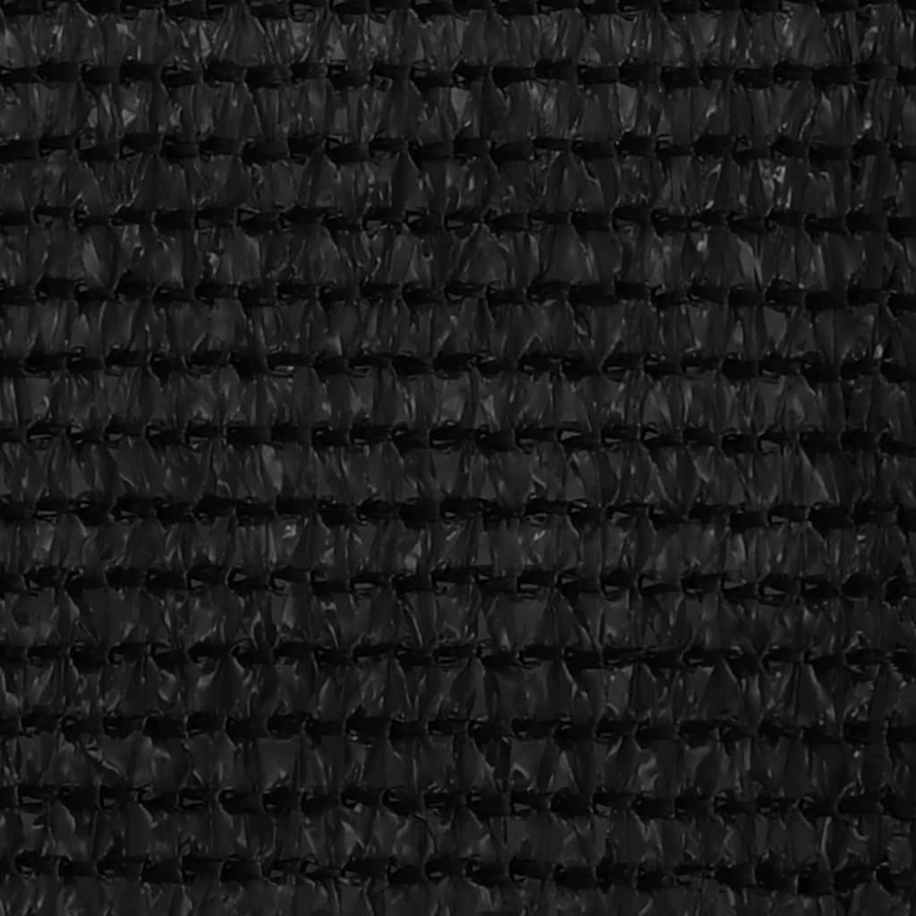 Schermo per balcone schermo per la privacy 120 x 400 cm HDPE nero 02_0010260