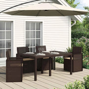 Cuscini per Seduta 4 pcs Tortora 47 x 36 x 2 cm Poliestere