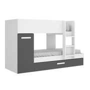Hikaa, Composizione Camera da Letto Reversibile, 244x112x150h cm Bianco