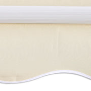 Tenda da Sole Pieghevole Motorizzata 400 cm Crema 275556