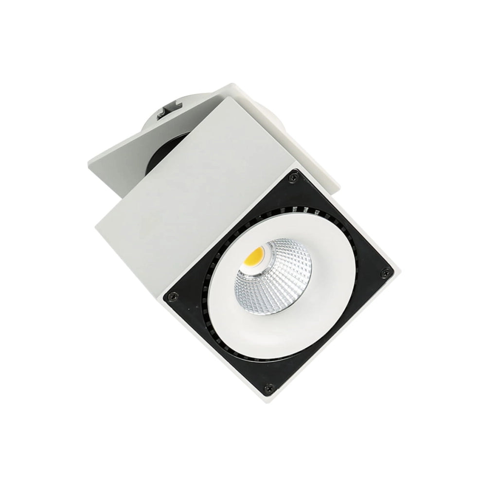 Italux Sevilla spot incasso LED 28W 3000K bianco quadrato