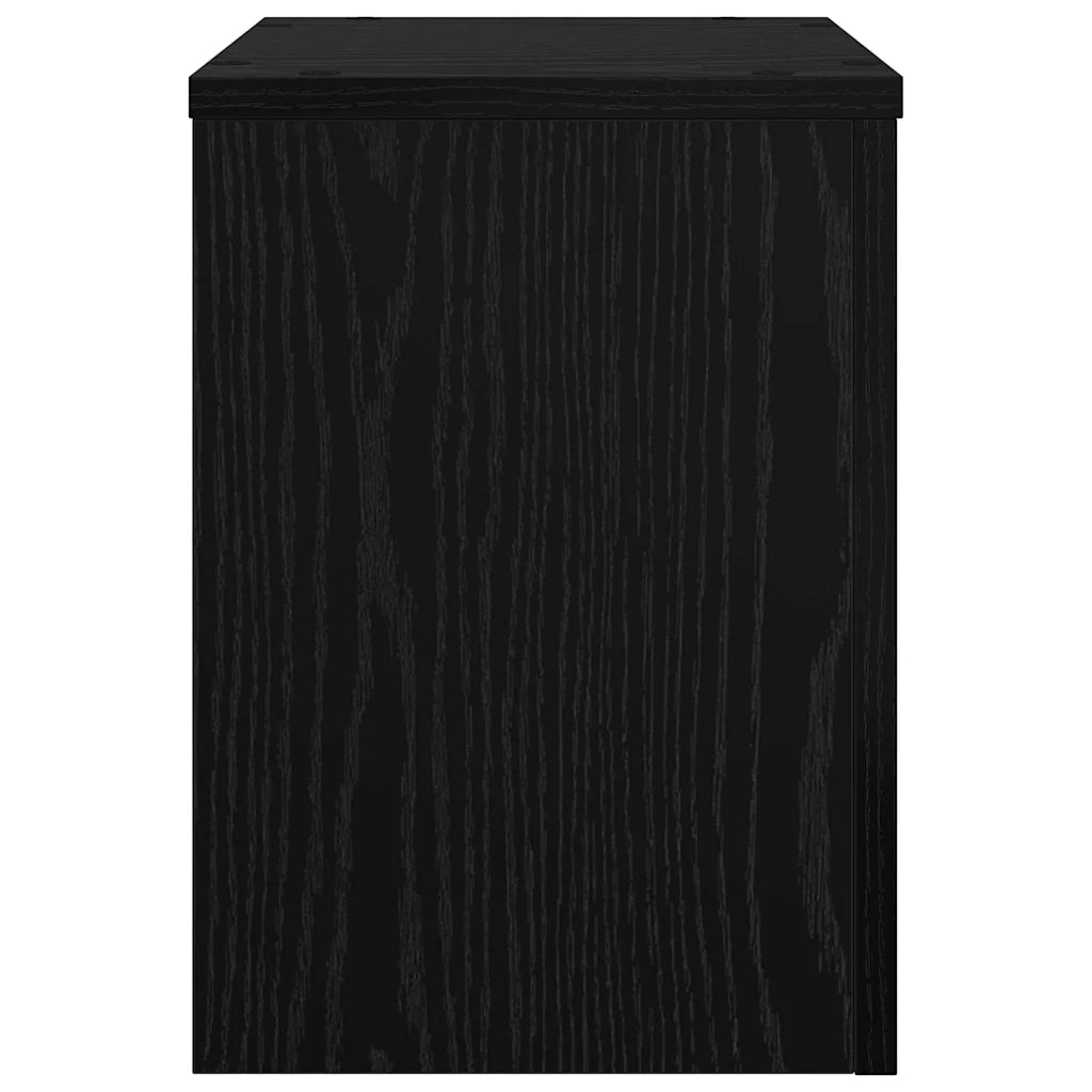 Supporto per piante 2 pcs Rovere Nero 25 x 25 x 35 cm 869230