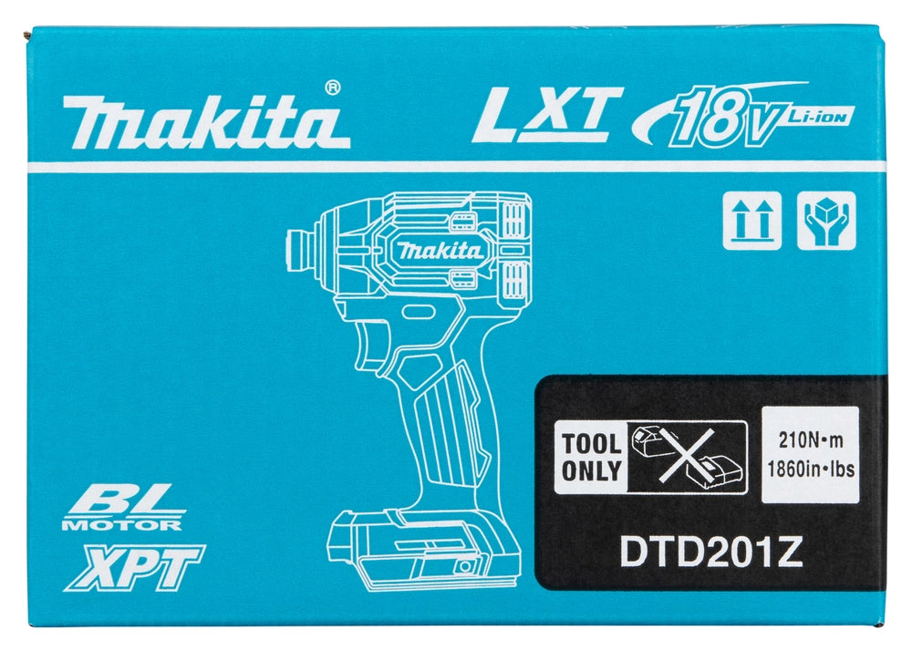 Avvitatore a impulsi Makita DTD201Z 18V LXT brushless