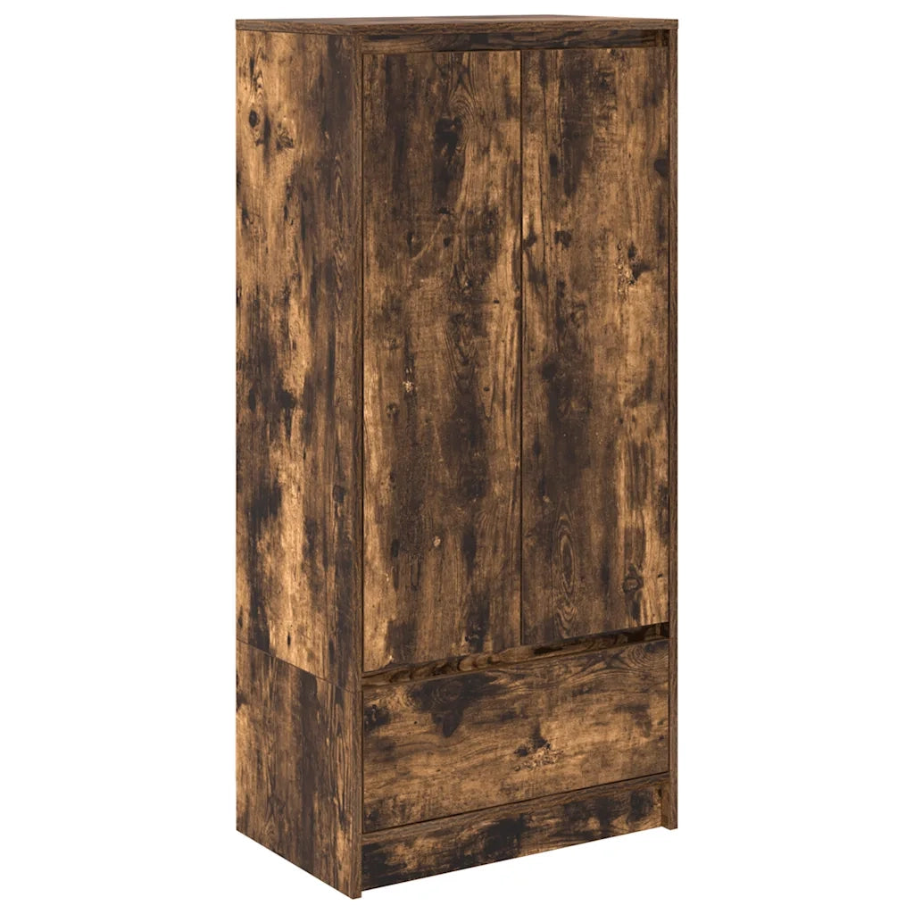 Armadio con Cassetto Rovere Fumo 55,5x34x119,5 cm in Truciolato CFW5477600