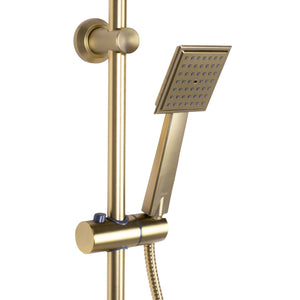 Set Doccia Rea Bravo Brush Gold