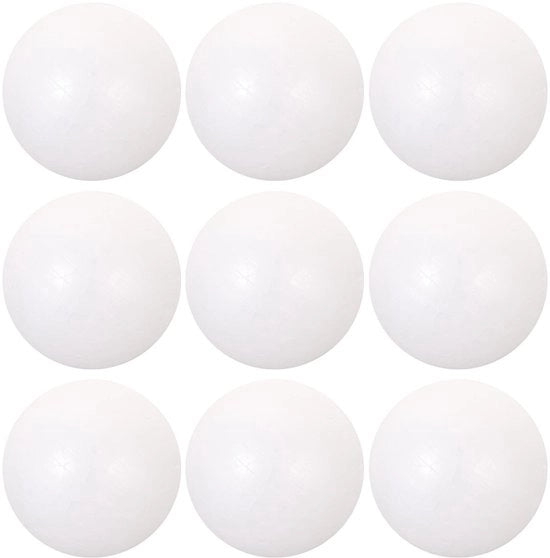 Palline di schiuma solida 24 pezzi - Decorazioni natalizie - Decorazioni per albero - Modellismo - Lavori artigianali DIY 6 cm