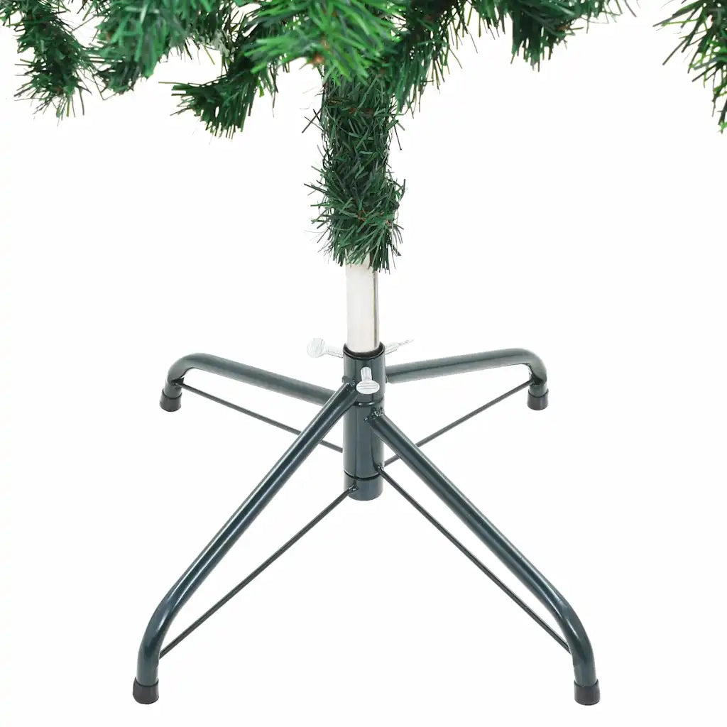 Albero di Natale Preilluminato con Palline 150 cm 380 Rami 3077574