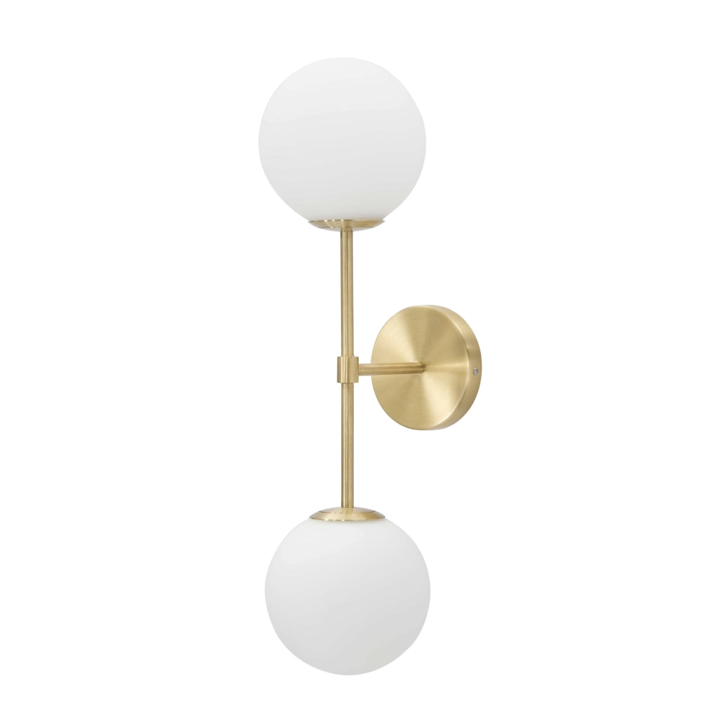 Taroud, Lampada da Parete Necessarie 2 Lampadine, oro